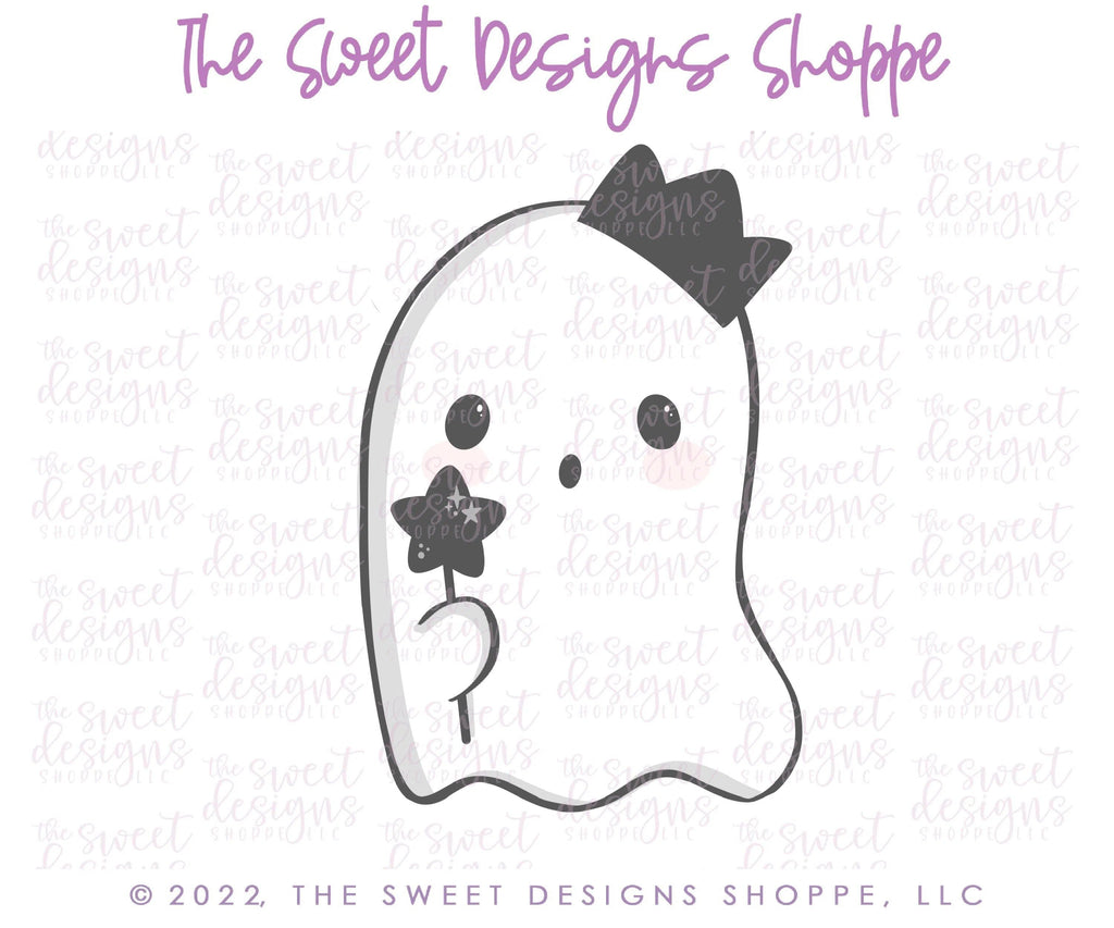 Cookie Cutters - Queen Ghost - Cookie Cutter - The Sweet Designs Shoppe - - ALL, Boo, Cookie Cutter, Ghost, halloween, Promocode