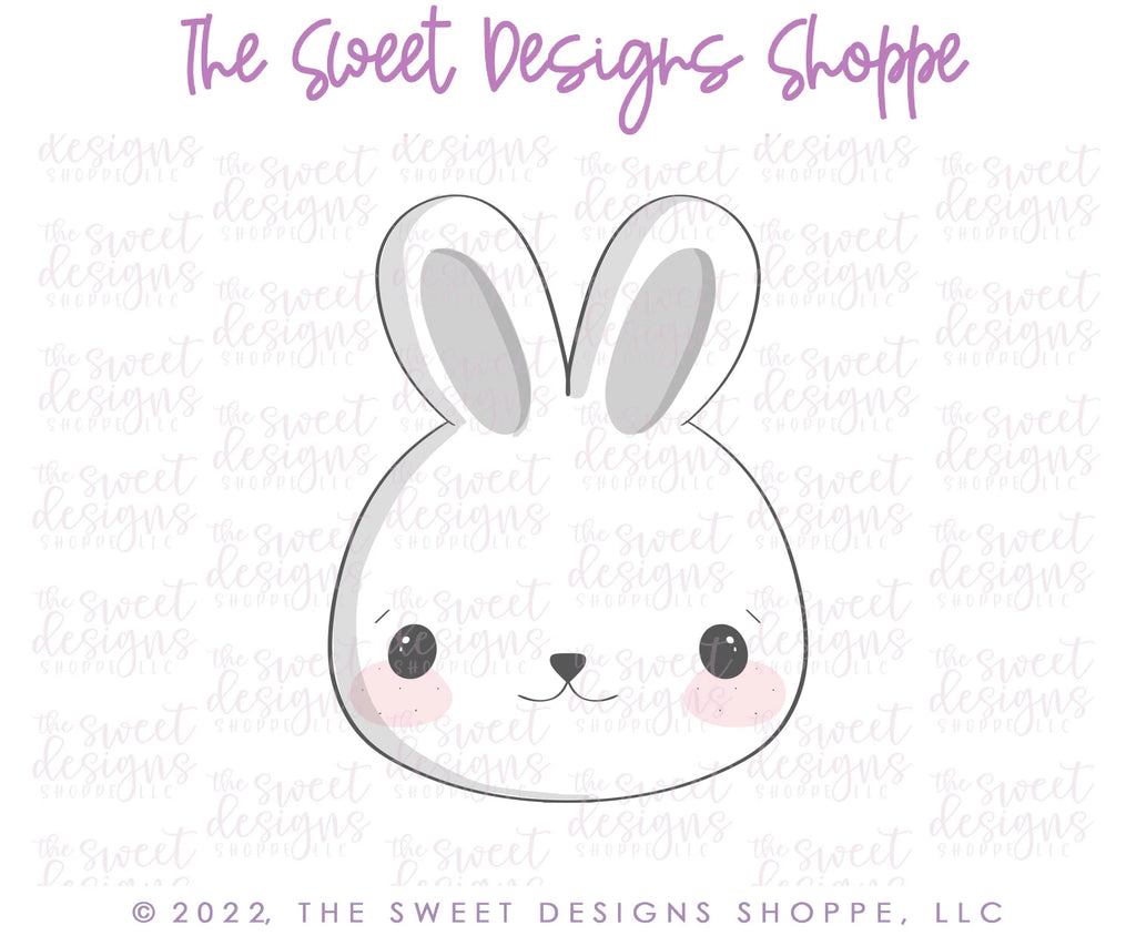 Cookie Cutters - Rabbit Face - Cookie Cutter - Sweet Designs Shoppe - - ALL, Animal, Animals, Animals and Insects, bunny, China, Chinese New Year, Cookie Cutter, Easter, Easter / Spring, Lunar, Lunar New Year, Promocode