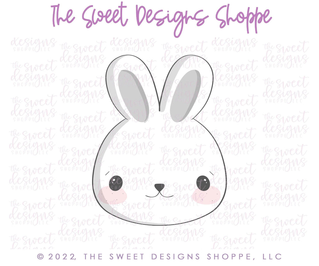 Cookie Cutters - Rabbit Face - Cookie Cutter - The Sweet Designs Shoppe - TSDS - - ALL,Animal,Animals,Animals and Insects,bunny,China,Chinese New Year,Cookie Cutter,Easter,Easter / Spring,Lunar,Lunar New Year,Promocode