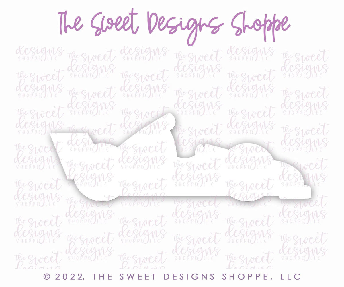 Cookie Cutters - Race Car - Cookie Cutter - The Sweet Designs Shoppe - TSDS - - ALL,baby toys,car,Cookie Cutter,formula,formula 1,kids,Kids / Fantasy,nascar,Promocode,race,sports,STL,toys,transportation