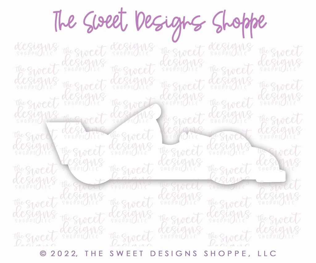 Cookie Cutters - Race Car - Cookie Cutter - The Sweet Designs Shoppe - TSDS - - ALL,baby toys,car,Cookie Cutter,formula,formula 1,kids,Kids / Fantasy,nascar,Promocode,race,sports,STL,toys,transportation