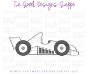 Cookie Cutters - Race Car - Cookie Cutter - The Sweet Designs Shoppe - TSDS - - ALL,baby toys,car,Cookie Cutter,formula,formula 1,kids,Kids / Fantasy,nascar,Promocode,race,sports,STL,toys,transportation