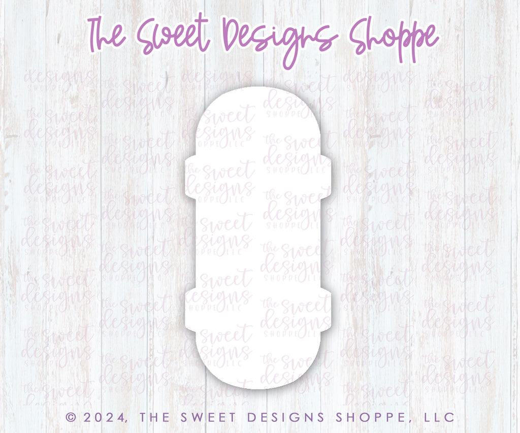 Cookie Cutters - Rad Dad & Skateboard Cookie Cutter Set - Set of 2 - Cookie Cutters - The Sweet Designs Shoppe - TSDS - - ALL,Cookie Cutter,dad,Father,Fathers Day,grandfather,Mini Sets,Plaque,Plaques,PLAQUES HANDLETTERING,Promocode,regular sets,set,sport,sports,STL,transportation