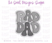 Cookie Cutters - Rad Dad & Skateboard Cookie Cutter Set - Set of 2 - Cookie Cutters - The Sweet Designs Shoppe - TSDS - - ALL,Cookie Cutter,dad,Father,Fathers Day,grandfather,Mini Sets,Plaque,Plaques,PLAQUES HANDLETTERING,Promocode,regular sets,set,sport,sports,STL,transportation