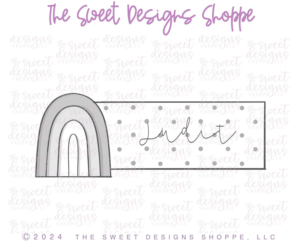 Cookie Cutters - Rainbow Tag - Cookie Cutter - The Sweet Designs Shoppe - TSDS - - ALL,Cookie Cutter,Nature,Plaque,Plaques,PLAQUES HANDLETTERING,Promocode,St paddy,ST PATRICK,St Patrick’s Day,St. Pat,St. Patricks