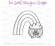 Cookie Cutters - Rainbow to Pot of Gold - Cookie Cutter - The Sweet Designs Shoppe - TSDS - - ALL,Cookie Cutter,Holiday,nature,patrick,patrick's,Promocode,St paddy,ST PATRICK,St Patrick’s Day,St. Pat,St. Patricks,STL,summer