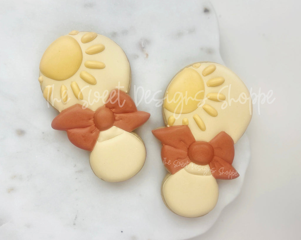 Cookie Cutters - Rattle with Tie Ribbon - Cookie Cutter - The Sweet Designs Shoppe - - ALL, Baby, Baby / Kids, Baby Bib, Baby Bottle, Baby Boy, baby girl, baby rattle, babyshower, Cookie Cutter, Lady Milk Stache, Lady MilkStache, LadyMilkStache, Promocode, rattle