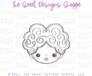 Cookie Cutters - Readhead Witch Face - Cookie Cutter - The Sweet Designs Shoppe - TSDS - - ALL,Cookie Cutter,halloween,kids,Kids / Fantasy,Promocode,STL,wobble