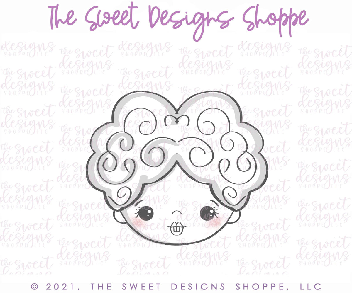 Cookie Cutters - Readhead Witch Face - Cookie Cutter - The Sweet Designs Shoppe - TSDS - - ALL,Cookie Cutter,halloween,kids,Kids / Fantasy,Promocode,STL,wobble