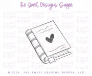 Cookie Cutters - Reading Club Book - Cookie Cutter - The Sweet Designs Shoppe - TSDS - - ALL,Cookie Cutter,Miscellaneous,Promocode,reading club book,STL,valentine,Valentine's