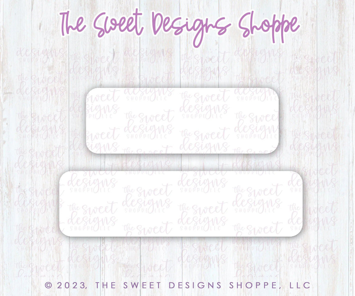 Cookie Cutters - Rectangle for Clear Box - Cookie Cutter - The Sweet Designs Shoppe - TSDS - - 051520,Accesories,Accessories,accessory,ALL,alphabet,Animal,Animals,Animals and Insects,back to school,Bait,basic,Basic Shapes,Basic Shapes Love Valentines,BasicShapes,Christmas / Winter,Christmas decoration,Cookie Cutter,dad,Fall,Fall / Halloween,Fall / Thanksgiving,Fall Woodlands,Father,Fathers Day,fish,Fishing,Grad,graduations,grandfather,halloween,Halloween / Fall / Thanksgiving,mother,Mothers Day,Plaque,Plaq
