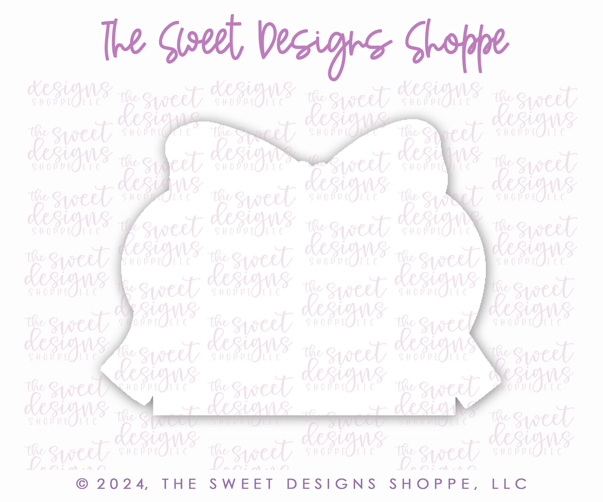Cookie Cutters - Rectangular Coquette Plaque - Cookie Cutter - The Sweet Designs Shoppe - TSDS - - ALL,Birthday,Bridal,Bridal Shower,Bride,Cookie Cutter,Customize,Easter,Easter / Spring,Plaque,Plaques,Promocode,STL,Valentines,Wedding,Wedding Favors