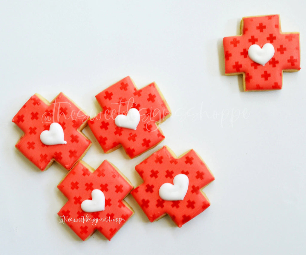 Cookie Cutters - Red Cross - Cookie Cutter - The Sweet Designs Shoppe - TSDS - - ALL,basic,Basic Shapes,BasicShapes,Cookie Cutter,Doctor,MEDICAL,NURSE,NURSE APPRECIATION,Promocode,RED CROSS