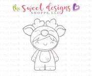 Cookie Cutters - Reindeer Boy - Cookie Cutter - The Sweet Designs Shoppe - TSDS - - ALL,Animal,Animals,Christmas,Christmas / Winter,Christmas Cookies,Cookie Cutter,Promocode,Rudolph,STL