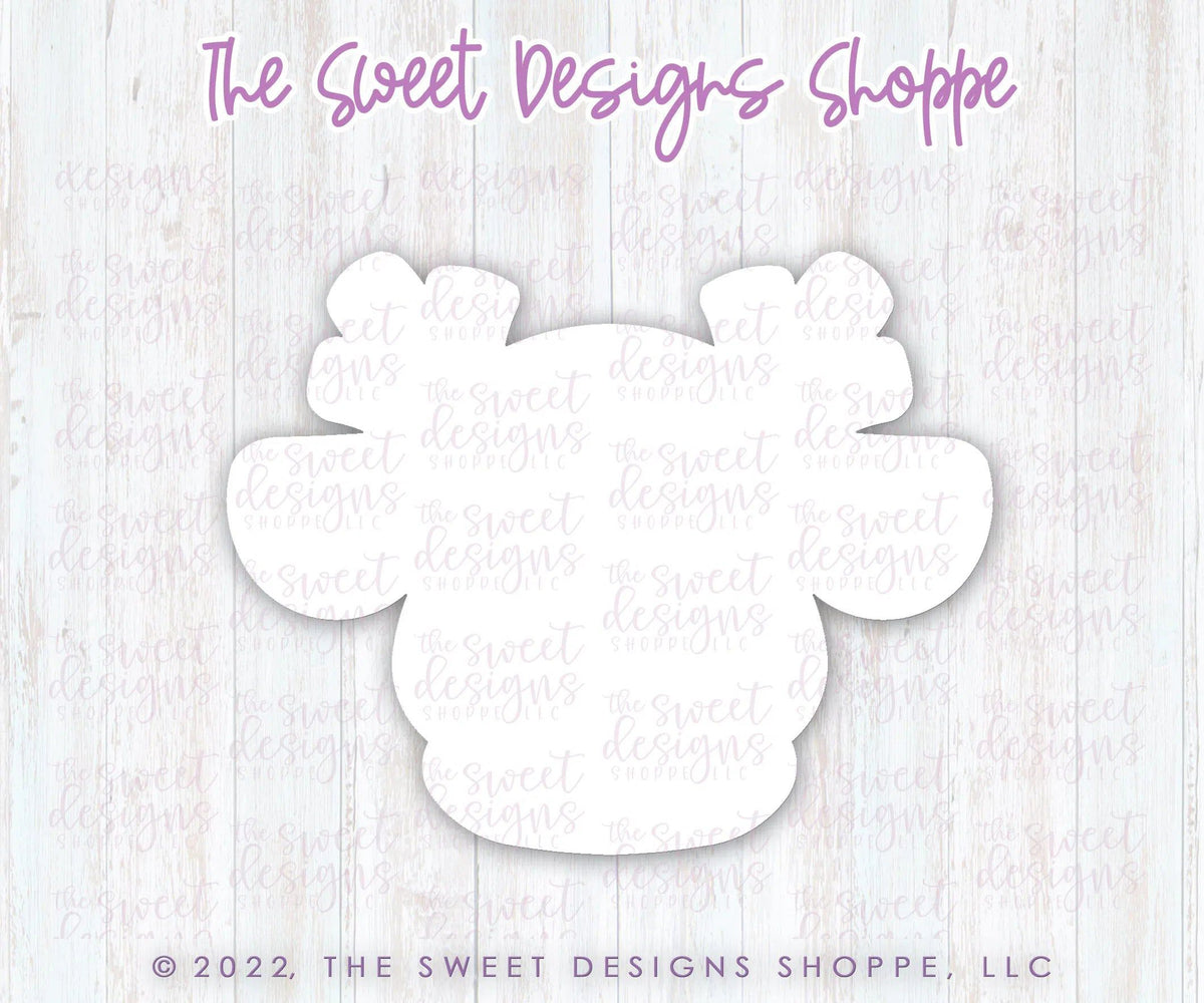 Cookie Cutters - Reindeer Cow - Cookie Cutter - The Sweet Designs Shoppe - TSDS - - ALL,Animal,Animals,Barn,Christmas,Christmas / Winter,Christmas Cookies,Cookie Cutter,Cow,Promocode,STL