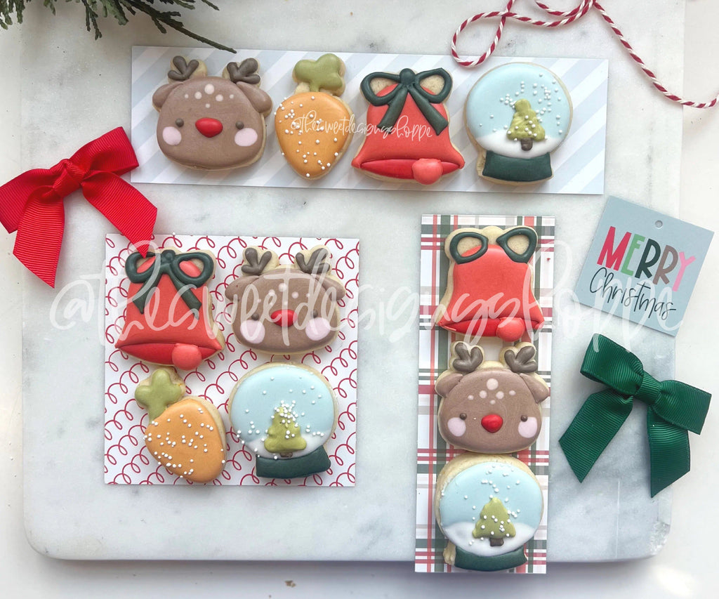 Cookie Cutters - Reindeer's Run Mini Set - Set of 4 - Cookie Cutters - The Sweet Designs Shoppe - TSDS - - ALL,Christmas,Christmas / Winter,Cookie Cutter,Mini Sets,Promocode,regular sets,Reindeer,Rudolph,Rudolphs,set,Winter