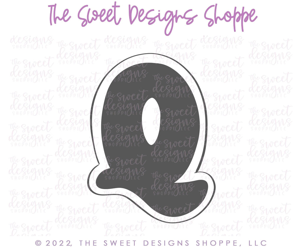 Cookie Cutters - Retro Alphabet (Mini Size) - Set of 26 Cookie Cutters or Individual Cookie Cutters - The Sweet Designs Shoppe - TSDS - - ABC,ALL,alphabet,back to school,Cookie Cutter,Grad,graduations,groovy,letter,Lettering,Letters,letters and numbers,Mini Sets,Promocode,School,School / Graduation,school supplies,set,STL,text