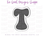 Cookie Cutters - Retro Alphabet (Mini Size) - Set of 26 Cookie Cutters or Individual Cookie Cutters - The Sweet Designs Shoppe - TSDS - Letter T Only - Mini Size (2" High x 1-3/8" Wide) - ABC,ALL,alphabet,back to school,Cookie Cutter,Grad,graduations,groovy,letter,Lettering,Letters,letters and numbers,Mini Sets,Promocode,School,School / Graduation,school supplies,set,STL,text