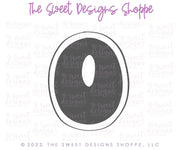 Cookie Cutters - Retro Alphabet (Regular Size) - Set of 26 Cookie Cutters or Individual Cookie Cutters - The Sweet Designs Shoppe - TSDS - Letter O Only - Regular Size (3-3/4" High x 3" Wide) - ABC,ALL,alphabet,back to school,Cookie Cutter,Grad,graduations,groovy,letter,Lettering,Letters,letters and numbers,Mini Sets,Promocode,School,School / Graduation,school supplies,set,STL,text