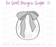 Cookie Cutters - Retro Egg & Bunny Set - Set of 2 - Cookie Cutters - The Sweet Designs Shoppe - TSDS - - ALL,Animal,Animals,Cookie Cutter,Easter,Easter / Spring,PLAQUES HANDLETTERING,Promocode,regular sets,set,STL