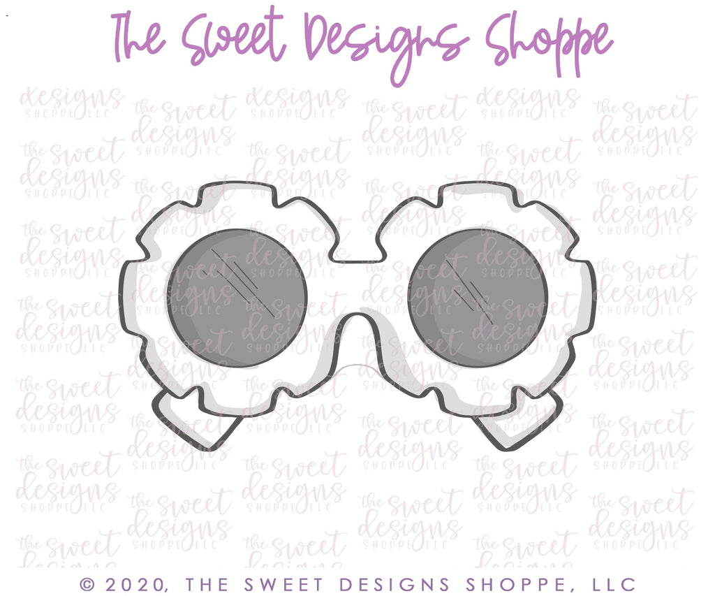 Cookie Cutters - Retro Sunglasses - Cutter - Sweet Designs Shoppe - - Accesories, Accessories, accessory, ALL, Clothing / Accessories, Cookie Cutter, hat, Promocode, summer
