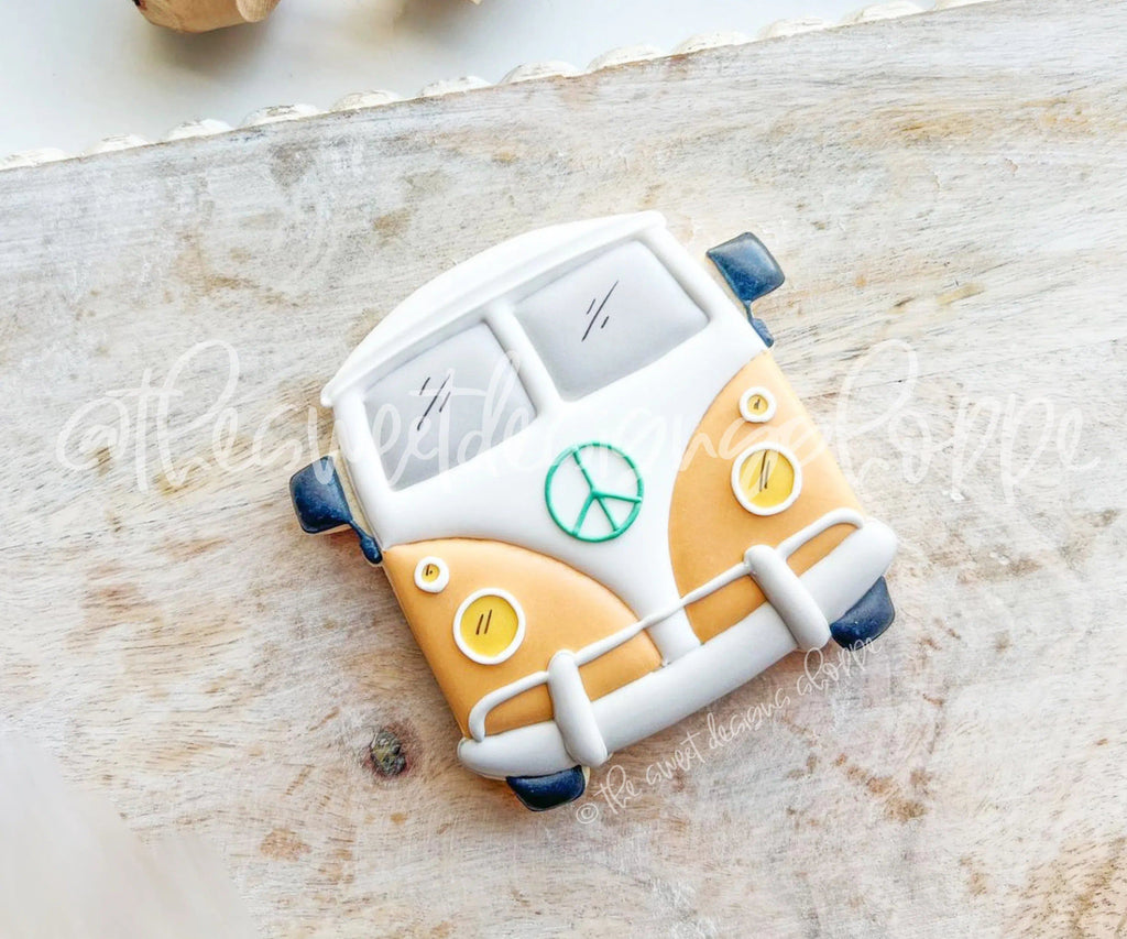 Cookie Cutters - Retro Van - Cookie Cutter - The Sweet Designs Shoppe - TSDS - - ALL,car,clasic,Cookie Cutter,dad,Father,father's day,grandfather,groovy,MOM,Mom Plaque,mother,mothers DAY,Promocode,transportation