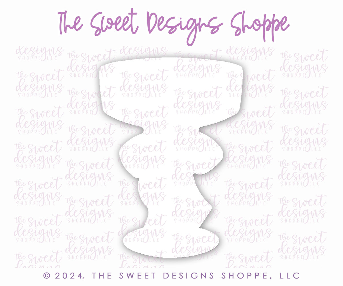 Cookie Cutters - Ribbed Martini Glass - Cookie Cutter - The Sweet Designs Shoppe - TSDS - - ALL,beverage,beverages,champagne,Cookie Cutter,Coquette,Food & Beverages,Food and Beverage,Martini,Promocode,STL,valentine,Valentine's,valentines drink