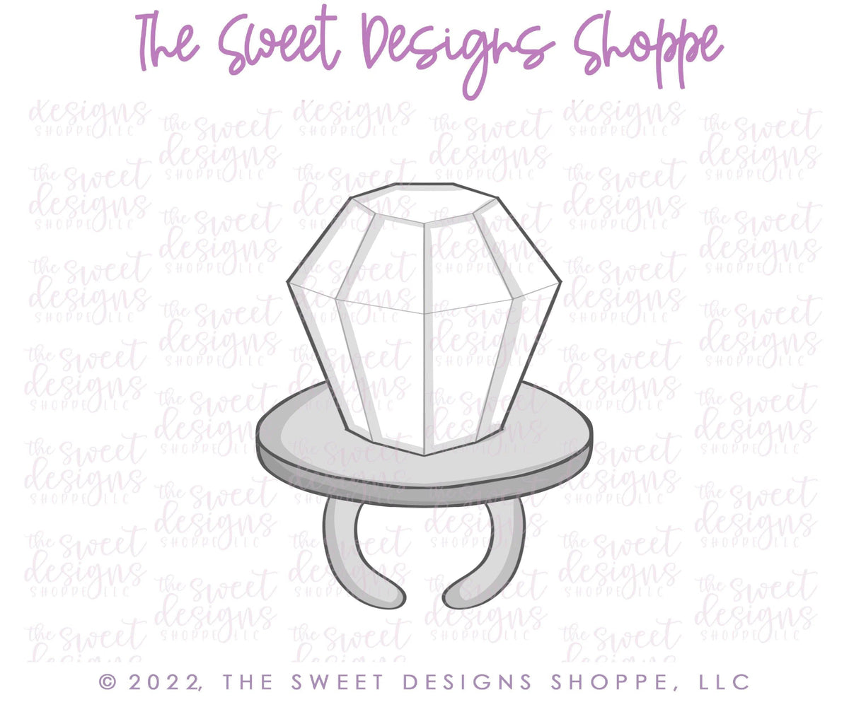 Cookie Cutters - Ring Pop - Cookie Cutter - The Sweet Designs Shoppe - TSDS - - ALL,Birthday,Candy,Cookie Cutter,Donut,Food,Food and Beverage,Food beverages,kids,Kids / Fantasy,Promocode,STL,Sweet,Sweets,valentines