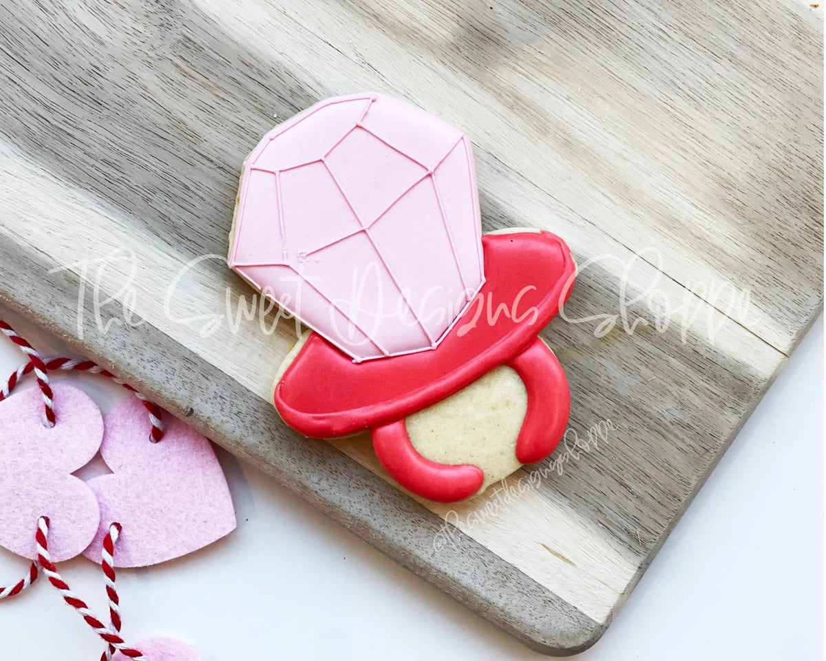 Cookie Cutters - Ring Pop - Cookie Cutter - The Sweet Designs Shoppe - TSDS - - ALL,Birthday,Candy,Cookie Cutter,Donut,Food,Food and Beverage,Food beverages,kids,Kids / Fantasy,Promocode,STL,Sweet,Sweets,valentines