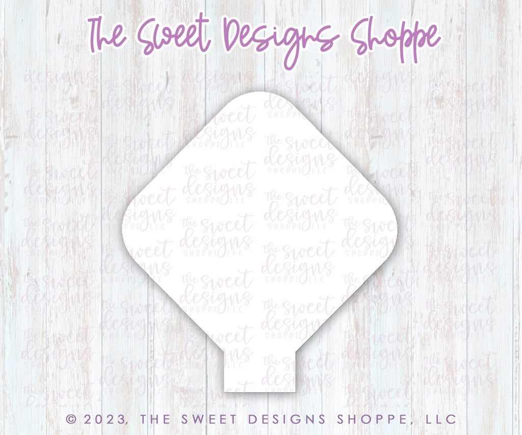 Cookie Cutters - Road Sign - Cookie Cutter - The Sweet Designs Shoppe - - ALL, construction, Cookie Cutter, Kids / Fantasy, Promocode, transportation, travel