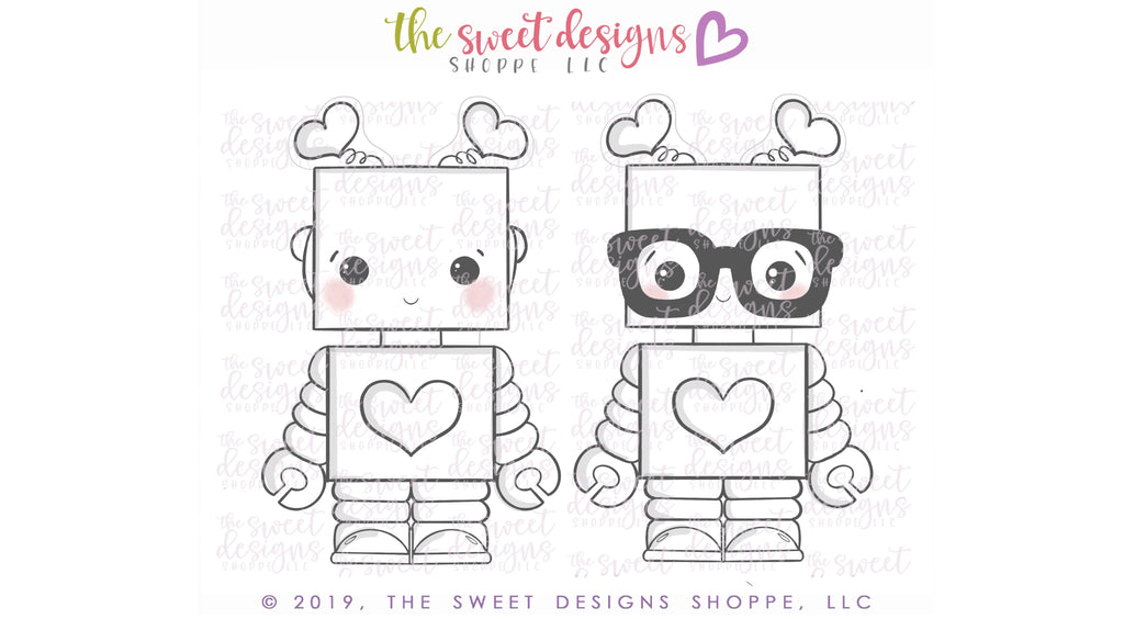 Cookie Cutters - Robot - Cookie Cutter - Sweet Designs Shoppe - - ALL, Cookie Cutter, kids, Kids / Fantasy, Promocode, Valentine, Valentines