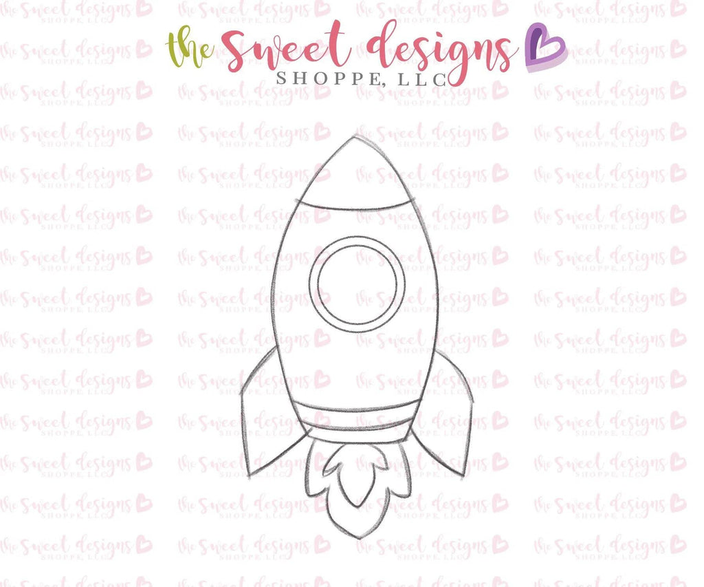 Cookie Cutters - Rocket Ship - Cookie Cutter - The Sweet Designs Shoppe - TSDS - - ALL,Cookie Cutter,kids,Kids / Fantasy,Promocode,space,STL,transportation