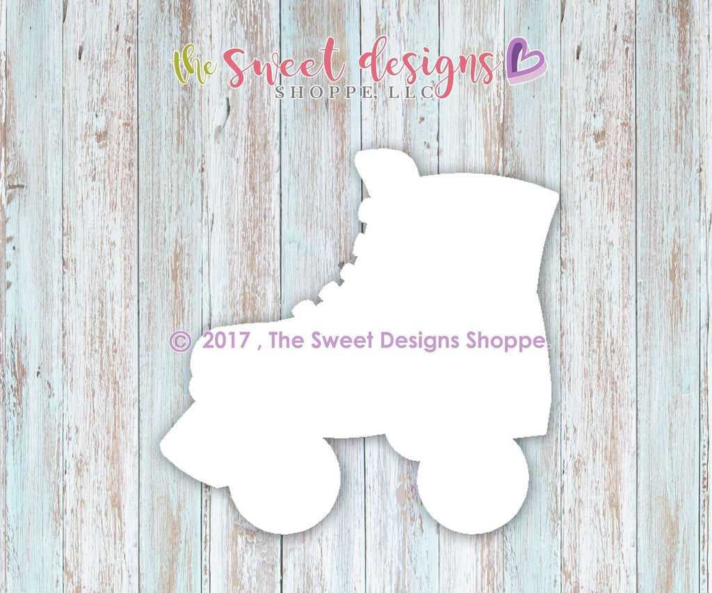 Cookie Cutters - Roller Skate v2- Cookie Cutter - The Sweet Designs Shoppe - - 4th, 4th July, 4th of July, Accesories, ALL, Cookie Cutter, Hobbies, kids, Kids / Fantasy, Patriotic, Promocode, sport, sports, Summer, USA