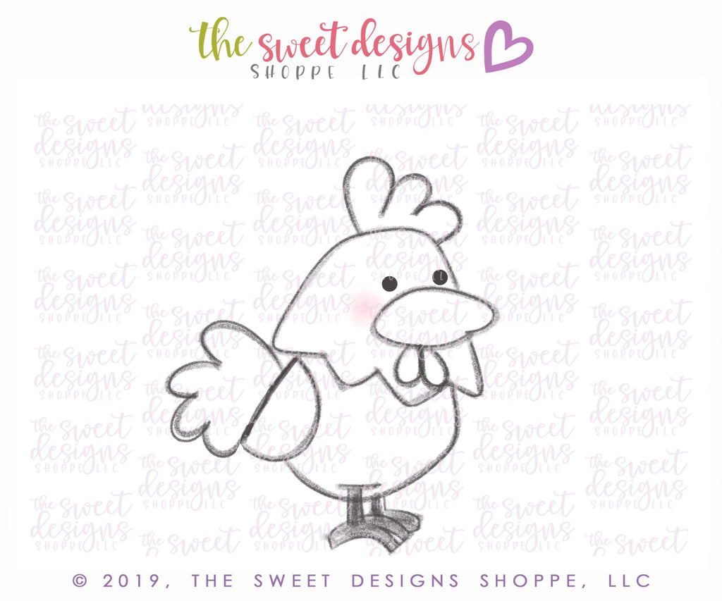 Cookie Cutters - Rooster - Cookie Cutter - The Sweet Designs Shoppe - - ALL, Animal, Barn, Cookie Cutter, Farm, Promocode