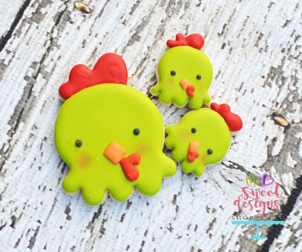 Cookie Cutters - Rooster Face v2- Cookie Cutter - The Sweet Designs Shoppe - TSDS - - ALL,Animal,Animals,Cookie Cutter,Farm,Promocode