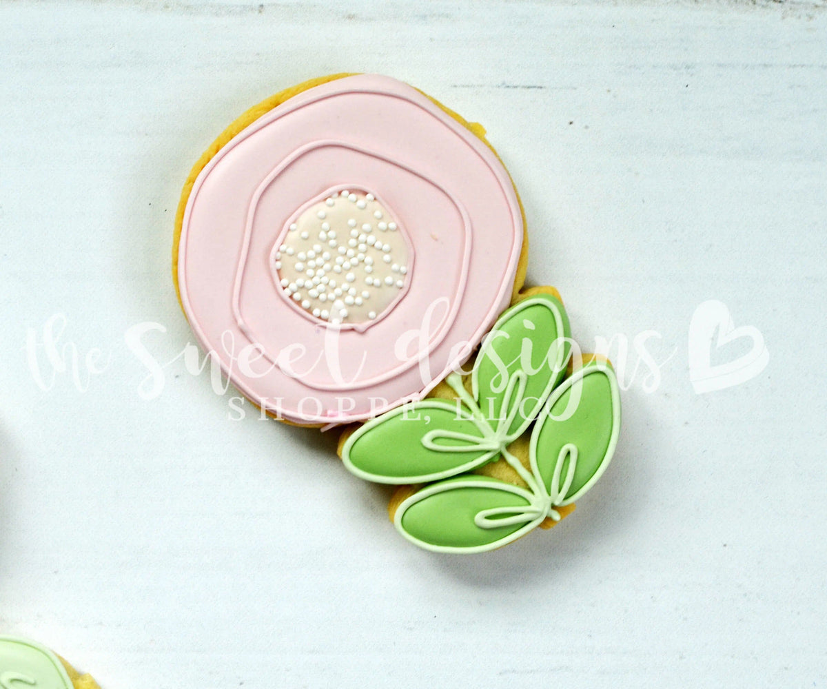 Cookie Cutters - Round Funky Flower - Cookie Cutter - The Sweet Designs Shoppe - TSDS - - ALL,Cookie Cutter,Flower,Flowers,Mothers Day,Nature,Promocode,Spring,STL