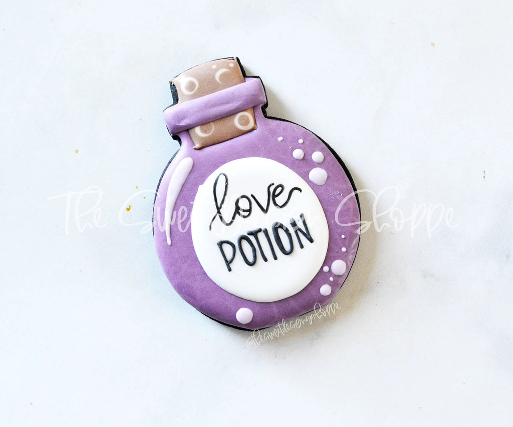 Cookie Cutters - Round Love Potion - Cookie Cutter - The Sweet Designs Shoppe - - ALL, Cookie Cutter, Food, Food & Beverages, Halloween, Promocode, valentine, valentines