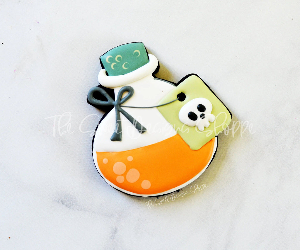 Cookie Cutters - Round Potion - Cookie Cutter - The Sweet Designs Shoppe - - ALL, Animals, Cookie Cutter, Fall / Halloween, Food, Halloween, halloween 2019, Promocode, valentine, valentines, Witch