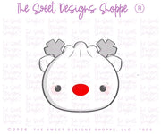 Cookie Cutters - Rudolph Dumpling - Cookie Cutter - The Sweet Designs Shoppe - TSDS - - ALL,Christmas,Christmas / Winter,christmas 2026,Christmas Dumplings,Christmas Food,Cookie Cutter,Dumplings,fast food,Food,Food & Beverages,Food and Beverage,new,Promocode,Rudolph,rudolph dumpling,STL
