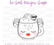 Cookie Cutters - Rudolph Mug - Cookie Cutter - The Sweet Designs Shoppe - TSDS - - ALL,Christmas,Christmas / Winter,Christmas Cookies,coffee,Cookie Cutter,Food,Food & Beverages,Food and Beverage,mug,mugs,Promocode,STL