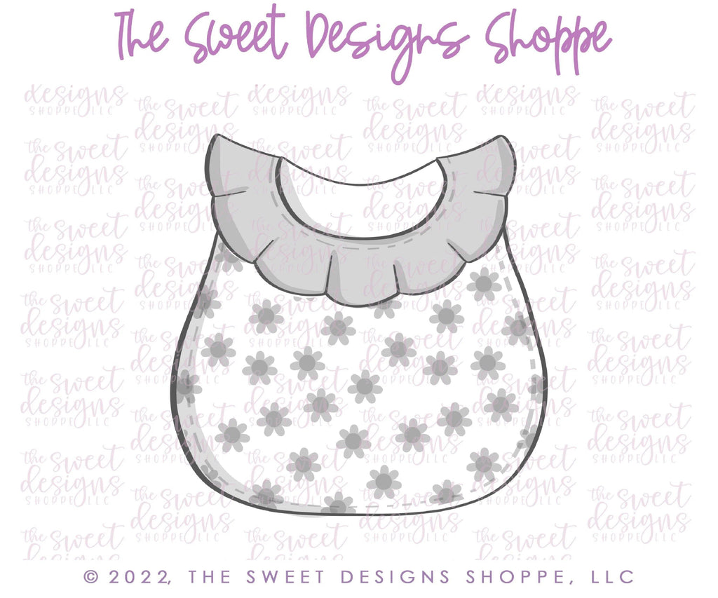 Cookie Cutters - Ruffle Baby Bib - Cookie Cutter - The Sweet Designs Shoppe - - ALL, Baby, Baby / Kids, Baby Bib, Baby Bottle, Baby Boy, baby girl, babyfood, bib, Cookie Cutter, Lady Milk Stache, Lady MilkStache, LadyMilkStache, Promocode