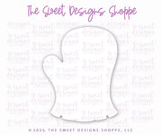 Cookie Cutters - Ruffle Mitten - Cookie Cutter - The Sweet Designs Shoppe - TSDS - - ALL,Baking,Christmas,Christmas / Winter,Cookie Cutter,gloves,hobbie,Hobbies,Hobbies and Camping,Promocode,STL