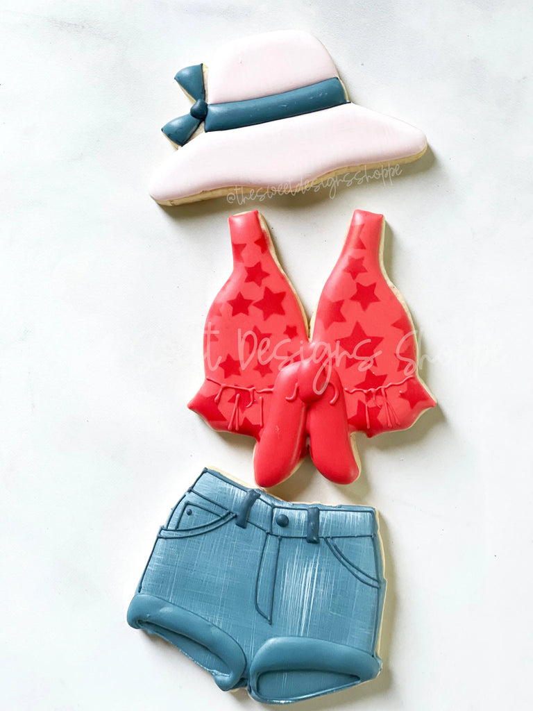 Cookie Cutters - Ruffle Top - Cookie Cutter - Sweet Designs Shoppe - - 4th, 4th July, 4th of July, Accesories, Accessories, accessory, ALL, Clothing / Accessories, Cookie Cutter, Patriotic, Promocode, summer