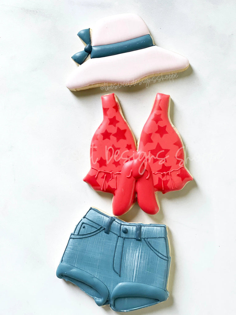 Cookie Cutters - Ruffle Top - Cookie Cutter - The Sweet Designs Shoppe - - 4th, 4th July, 4th of July, Accesories, Accessories, accessory, ALL, Clothing / Accessories, Cookie Cutter, Patriotic, Promocode, summer, USA