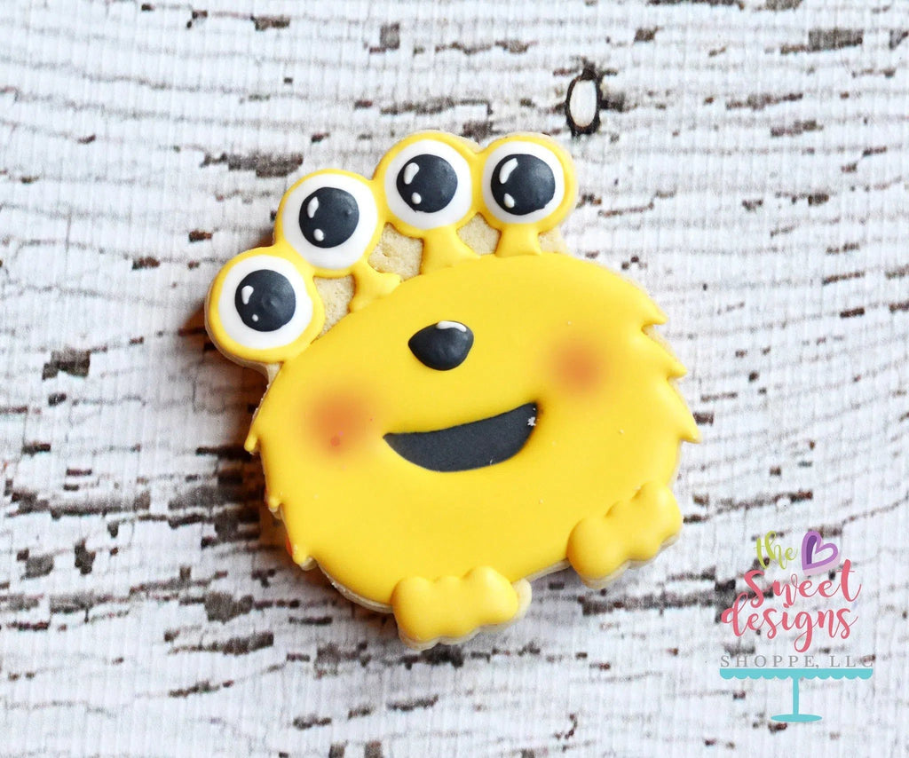Cookie Cutters - Sam the Monster v2- Cookie Cutter - The Sweet Designs Shoppe - TSDS - - ALL,Cookie Cutter,Fall / Halloween,halloween,Kids / Fantasy,monster,Monsters and Zombies,Promocode,trick or treat,zombie,Zombies