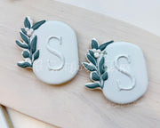 Cookie Cutters - Samuel's Oval Floral Plaque - Cookie Cutter - The Sweet Designs Shoppe - TSDS - - ALL,Cookie Cutter,Easter,Easter / Spring,First Communion,floral,Plaque,Plaques,PLAQUES HANDLETTERING,Promocode,Religious,STL,Wedding,Wedding Favors
