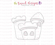 Cookie Cutters - Sand Castle - Cookie Cutter - The Sweet Designs Shoppe - TSDS - - ALL,beach,Castle,Cookie Cutter,Ocean,Promocode,sand,Sand Castle,STL,summer,under the sea