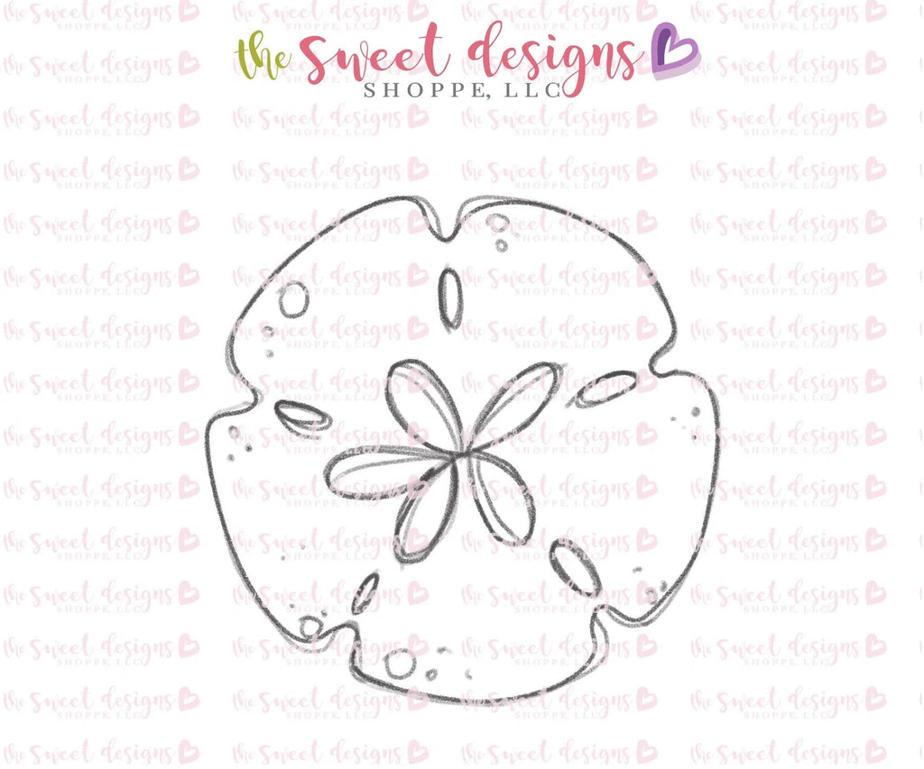 Cookie Cutters - Sand Dollar - Cookie Cutter - Sweet Designs Shoppe - - ALL, beach, Cookie Cutter, Fantasy, Promocode, sand, sand dollar, summer, under the sea