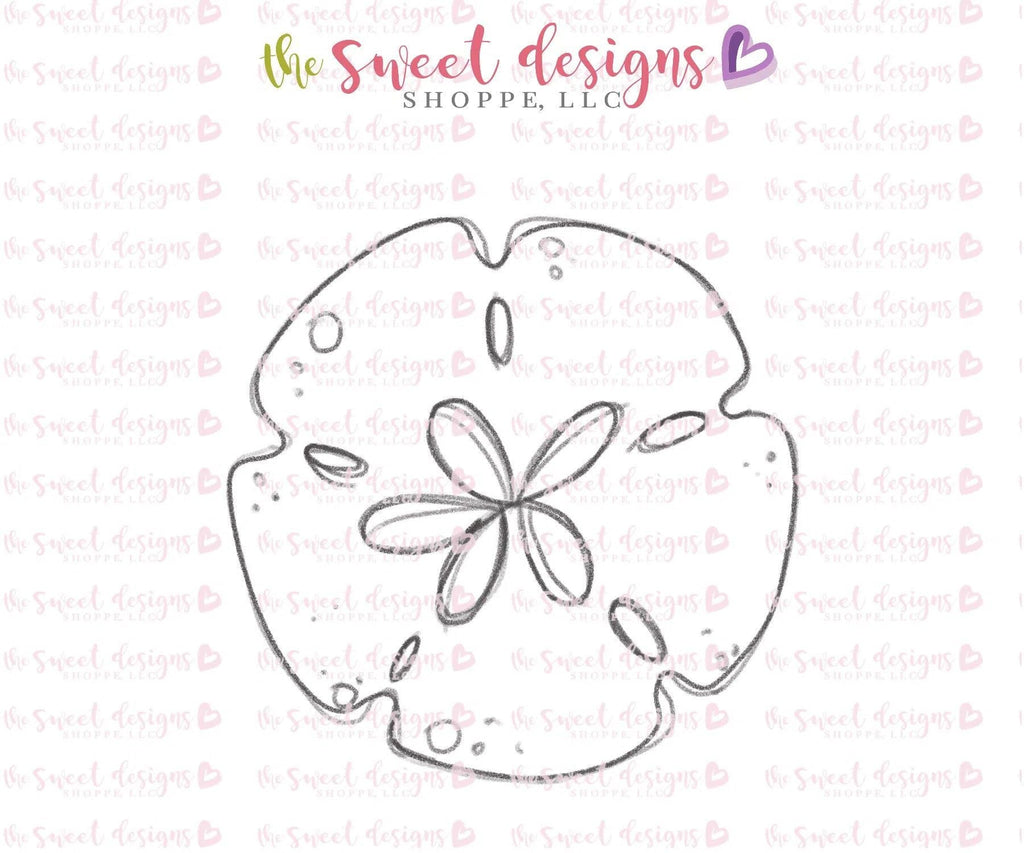 Cookie Cutters - Sand Dollar - Cookie Cutter - The Sweet Designs Shoppe - TSDS - - ALL,beach,Cookie Cutter,Fantasy,Promocode,sand,sand dollar,summer,under the sea