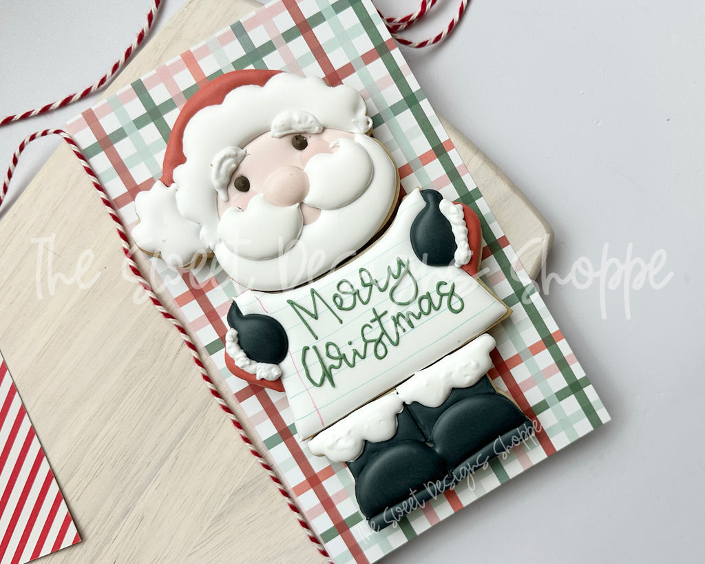 Cookie Cutters - Santa 3 Piece Set - Cookie Cutters - The Sweet Designs Shoppe - TSDS - - ALL,Christmas,Christmas / Winter,Christmas Cookies,Cookie Cutter,Promocode,regular sets,santa,set,STL